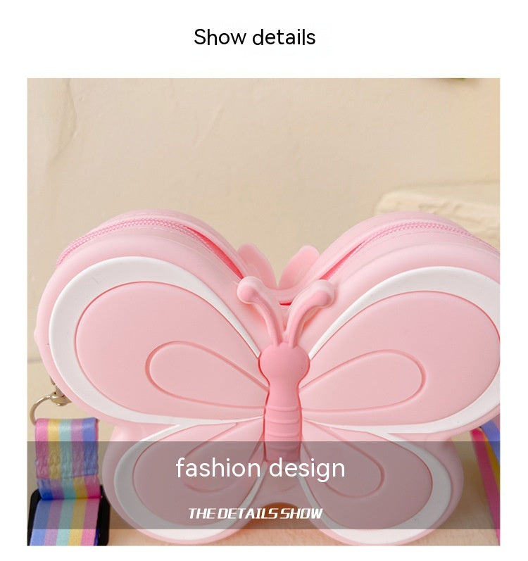 Silicone Cute Butterfly Shoulder Bag