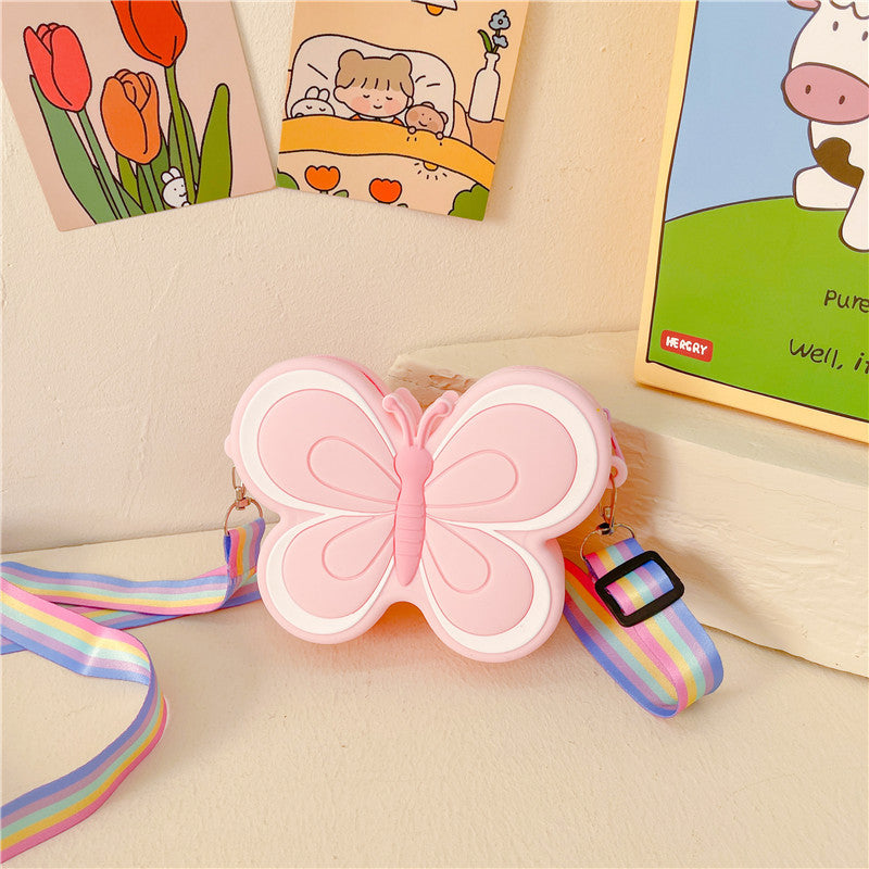 Silicone Cute Butterfly Shoulder Bag